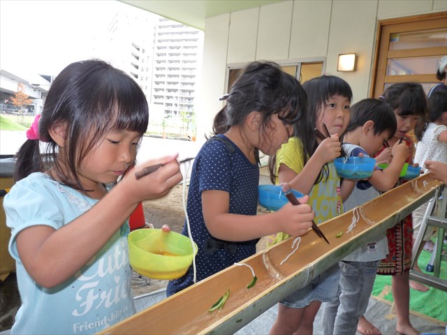 流しソーメン