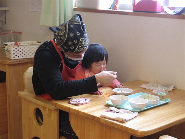 0歳児ゆず組のようす